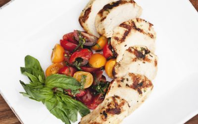 Grilled Chicken with Heirloom Tomato Salsa