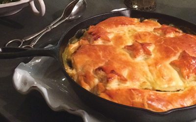 Skillet Pot Pie with Butternut & Kale