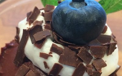 Minty Chocolate Beet Pudding