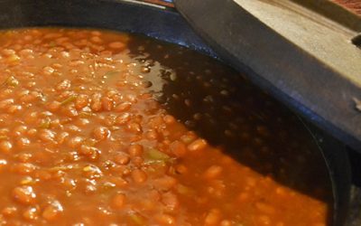 Peach BBQ Baked Beans