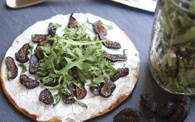 Fig & Goat Cheese Salad / Flatbread