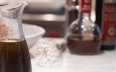 Warm Garlic & Balsamic Dressing