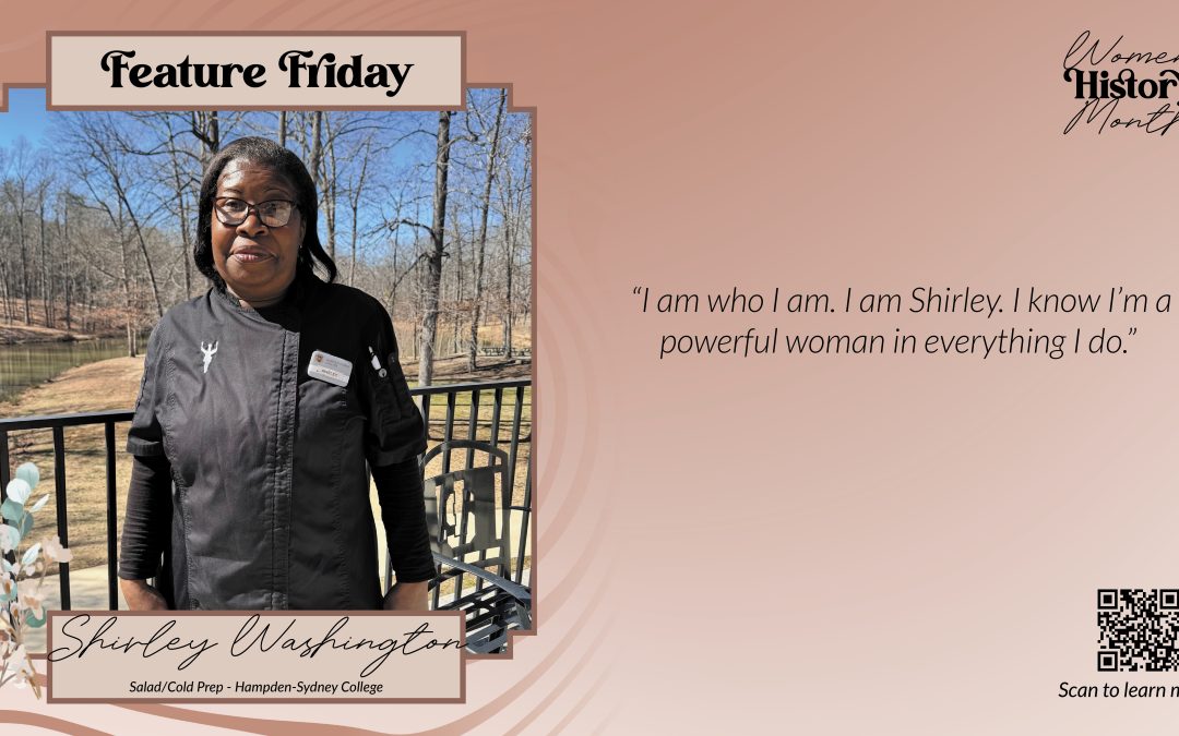 Women’s History Month Feature – Shirley Washington